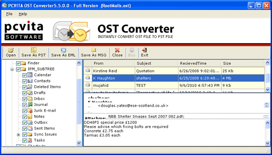 Free tool to convert ost to pst